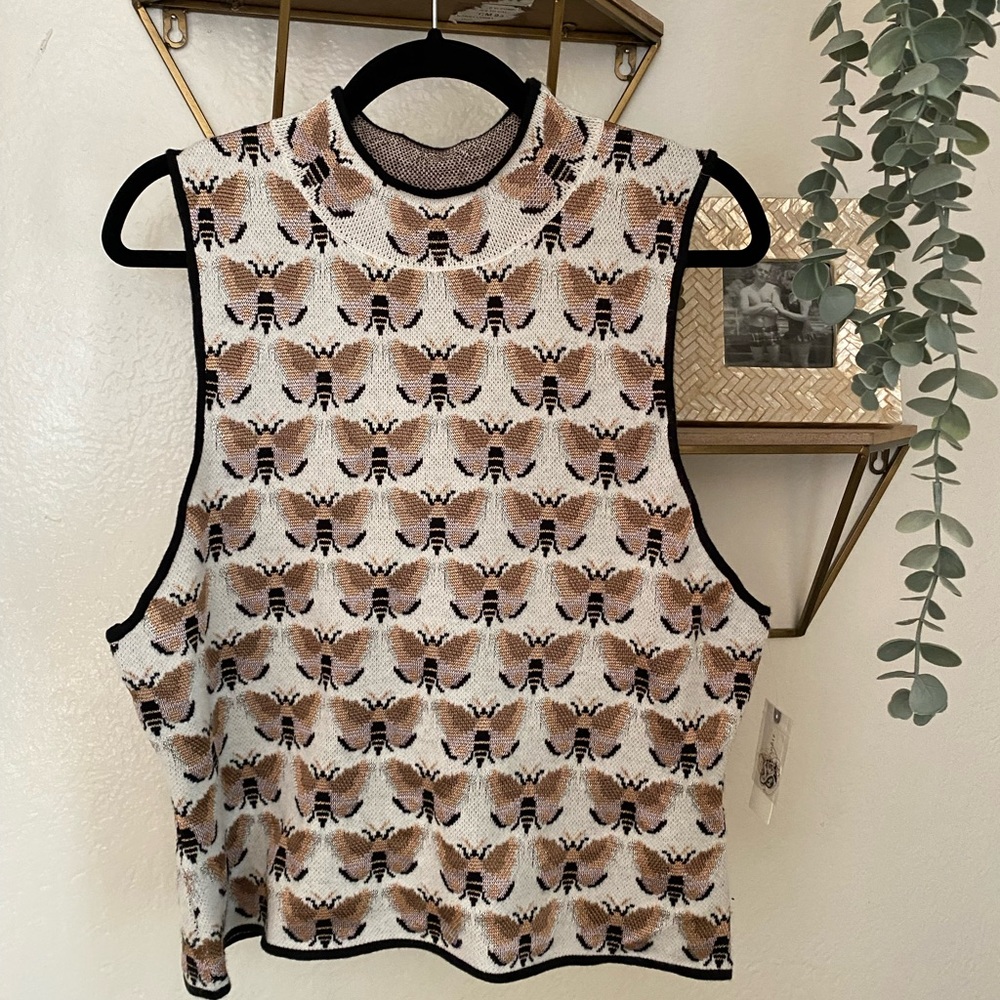 NWT Sarah Gordon for Anthro Moth Sweater